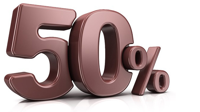 Sconto 50%